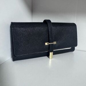 Elegant Black Clutch Wallet